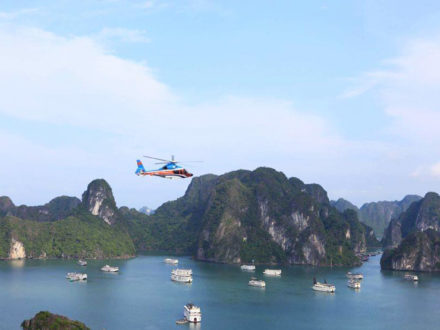 Helicopter EC155 B1 to Halong Bay