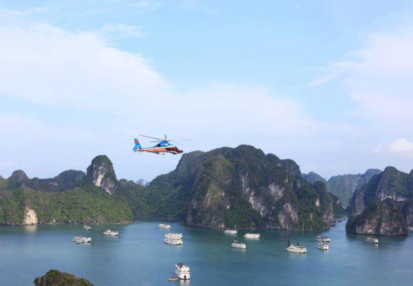 Helicopter EC155 B1 to Halong Bay