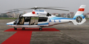 Eurocopter EC155-B1 at Gia Lam Heliport