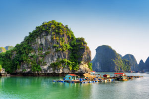 Floating Village in Cat Ba Island