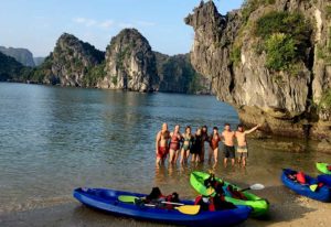 Kayaking in Cat Ba Island